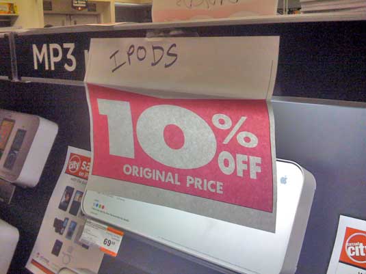 Circuit City iPods