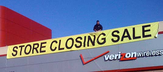 Circuit City--Store Closing Sign