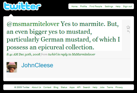 John Cleese on Twitter