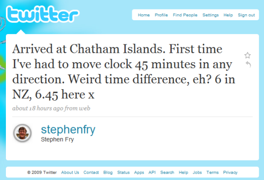 Stephen Fry on Twitter