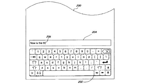 Micorosft Keyboard Patent