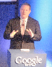 Al Gore at Google Earth Event