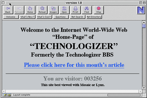 Technologizer Web Site