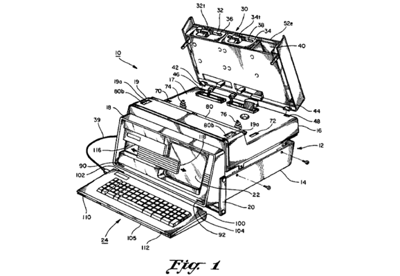 Zenith Personal Computer Patent