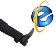 Internet Explorer Gets the Boot