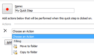 Outlook 2010 QuickSteps