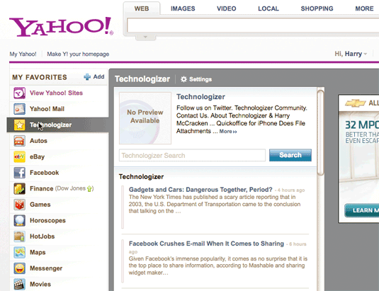 Yahoo Technologizer