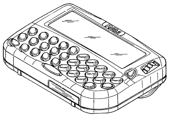 RIM keyboard patent