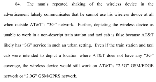 AT&T complaint