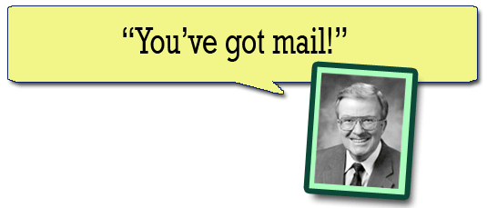 You've got mail!--Elwood Edwards