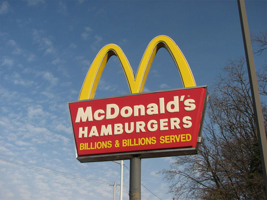 McDonalds sign