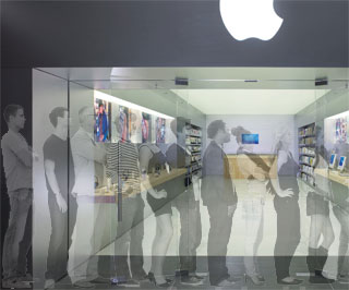 Apple Store Line