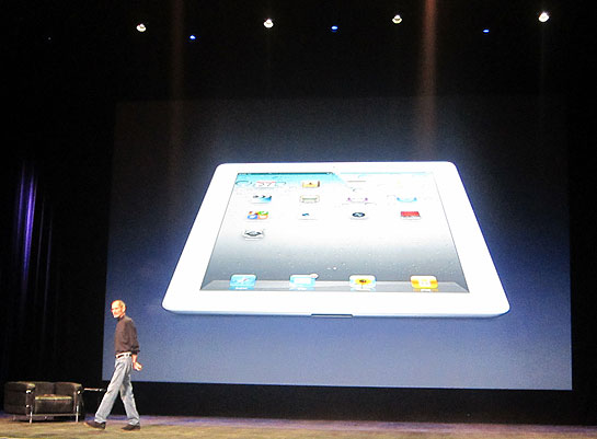 Steve Jobs With the iPad 2