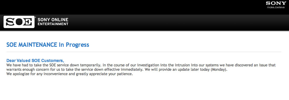 SOE Maintenance