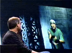 Steve Jobs watches Eminem